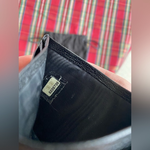 Chanel black goat skin caviar card case - Picture 5 of 6